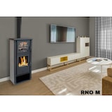 thumbnail of Estufa de Leña de Acero con Horno FORNO M de 5,4 kW y Salida Superior de 120 mm
