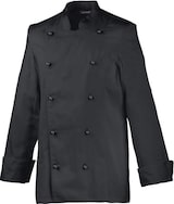 thumbnail of 214 - Damenkochjacke Langarm, tailliert : schwarz 65% Polyester 35%Baumwolle 220 g/m² XL