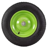 thumbnail of 2-Rad Schubkarre XL 200 L 300 kg Gartenschubkarre Schiebkarre Hofkarre Luftrad Metallfelge grün