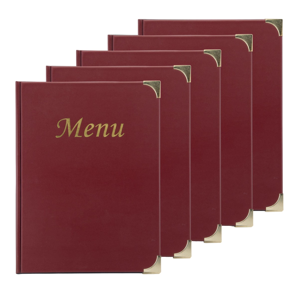 Securit Protège menu Basique bordeaux x 5