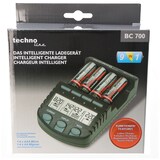thumbnail of Technoline BC 700 Akku-Ladegerät schwarz mit 4x Panasonic eneloop Standard HR-3UTG und AccuCell Akkubox
