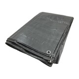 thumbnail of Gewebeplane Abdeckplane Schutzplane  4 x 5 m silber extra reißfest wasserdicht