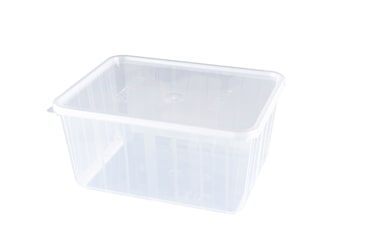 METRO Professional Caixa para armazenamento de alimentos, PP, 1.35 L, com tampa, transparente, 25 unidades