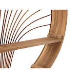 thumbnail of Bacheca da parete in rattan marrone cm 60,5x10,5x76