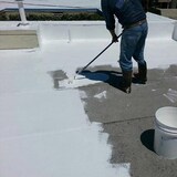 thumbnail of Tinta ecológica de borracha reforçada com fibra (20 kg, Branco) - Impermeabilização de telhados, fachadas e terraços. Altamente durável e elástica.