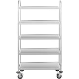 thumbnail of Royal Catering Servierwagen - Edelstahl - 5 Borde - Ablagen: 82 x 50 cm - 300 kg -