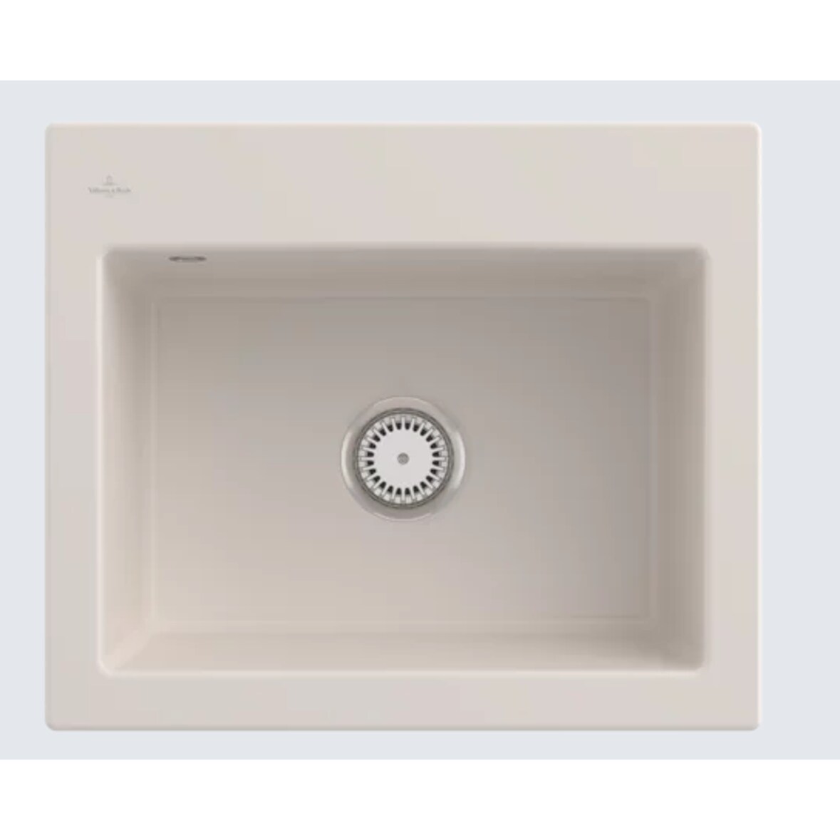 Villeroy&Boch Spülbecken, Küchenspüle Subway 60 S Crema 600x510mm, Unterschrankbreite 60cm