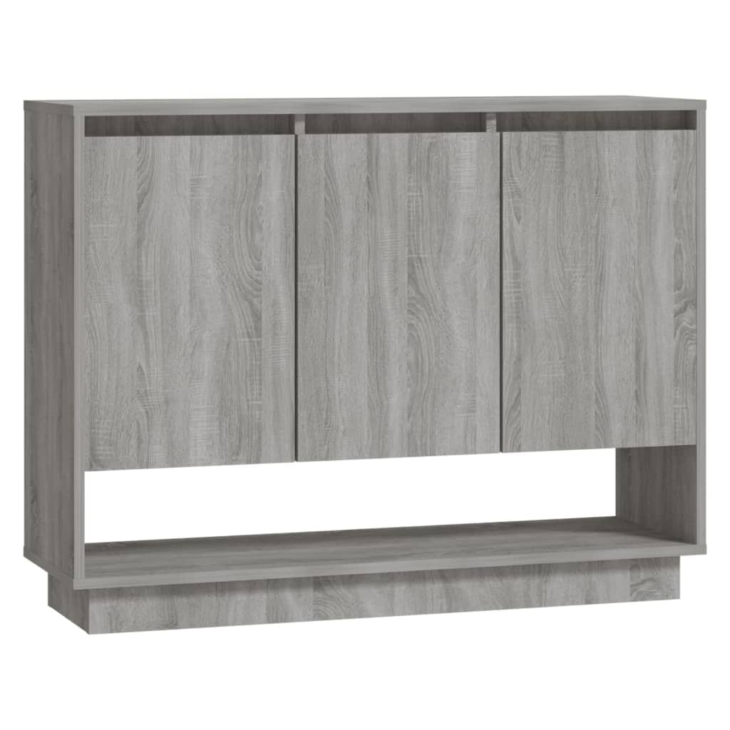 Helloshop26 - Buffet Sideboard Kommode Kleiderschrank Aufbewahrungsmöbel Organizer Küche Wohnzimmer Lounge Sonoma 97 x 31 x 75 cm 02_0036559
