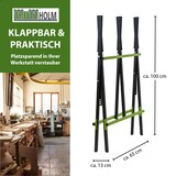 thumbnail of Sägebock Holzsägebock Stahl 3-fach verstellbar für Holz sägen Forstarbeit klappbar