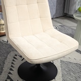 thumbnail of SVITA HENRY Loungestuhl Cocktailsessel Drehfuß Loungesessel Cordbezug Beige