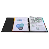 thumbnail of Exacompta  Cod. 53341E - Registratore a leva Prem'Touch dorso 80mm, esterno/interno rivestito con polipropilene- 30x32cm nero  - Confezione da  10 pz.