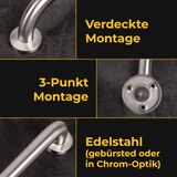 thumbnail of Haltegriff EDELSTAHL Bad Duschgriff Wandgriff Badewannengriff Griff Haltestange 600mm poliert