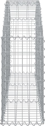 thumbnail of vidaXL Gabione mit Hochbogen 150x30x60/80 cm Verzinktes Eisen