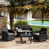 thumbnail of Salon de jardin en résine – Allibert by KETER - 4 personnes – SAN REMO – Gris graphite ALLIBERT by KETER