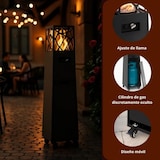 thumbnail of Estufa exterior a gas Pyramid Negro