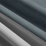 thumbnail of Bettwäsche Set Baumwolle Jersey 135x200 cm Anthrazit Hellgrau Melange mit Reißverschluss, 4 teilig