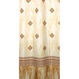 thumbnail of Textil Duschvorhang Kolonial Beige Braun 240x180 cm, inkl. Duschvorhangringe inkl. Beschwerung