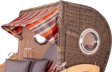 thumbnail of Strandkorb Komplettset - bene living - Königssee Teak Bullauge - PE grau - Modell 584 - inkl. Liftersystem