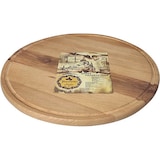 thumbnail of Houten Pizzaplank - ø 27 x 1,5 cm - Ronde Pizzaplank - Borrelplank - Serveerplank Rond - Bruin