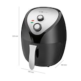 thumbnail of Clatronic FR 3699 H Freidora Sin Aceite por Aire Caliente, 3,6L, Termostato Temporizador 30m, Fríe Forma Saludable, 1400W, Nero/Grigio