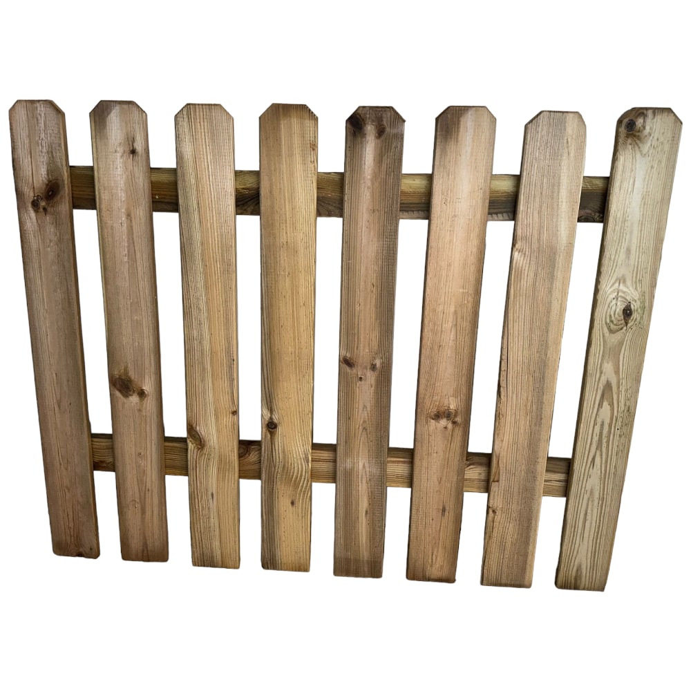 Pannello staccionata recinto in legno trattato per recinzione giardino LASA - 180xH80 cm.