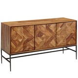 thumbnail of Massivholz Sideboard Sheesham, Industrial-Design, Stauraum. 123x45x70 cm | Kadima Design