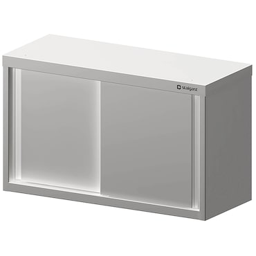Wandkast met schuifdeuren, 800x300x600 mm, gelast