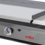 thumbnail of MBH - Gasgrill Bratplatte 400x400+400x400 mm wirtschaftlich für die Gastronomie. Zwei-Zonen Fry Top aus laminiertem Stahl für Bar und Restaurant.