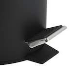 thumbnail of WellHome - Pattumiera da bagno 12L con pedale in acciaio inox 25x32x39,5 cm colore Nero - PBA