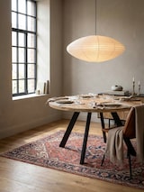 thumbnail of Esszimmertisch 120x120x76 cm Mango Massivholz Esstisch Modern, Küchentisch Massiv mit Metallbeinen, Holztisch Esszimmer Rund, Kleiner Speisetisch