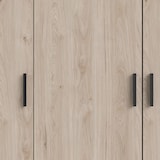 thumbnail of Spell Kleiderschrank B183 cm 4 Türen und 3 Schubladen Hickory-Dekor.