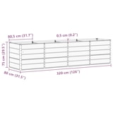 thumbnail of Helloshop26 - Vaso moderno de 240 x 80 x 75 cm robusto para uso interno/externo elegante em aço antracite 02_0059230