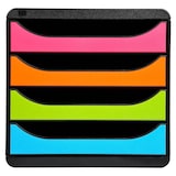thumbnail of Exacompta 310498D Schubladenbox Big Box, 4 offene Schubladen, Iderama - Regenbogen