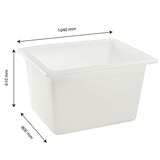 thumbnail of GILAC Bac grand volume - 310 L - Blanc G145821