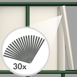 thumbnail of tectake Brise vue PVC  gris anthracite - 401874