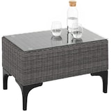 thumbnail of tectake Conjunto Rattan com estrutura de alumínio Bellaria  cinzento - 404796