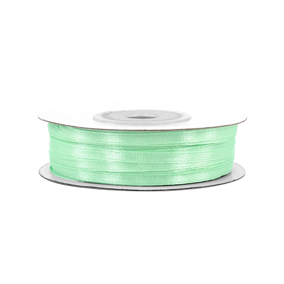 3mm Satinband 50m Schleifenband Geschenkband Dekoband Schmales Stoffband Mint