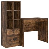 thumbnail of vidaXL Schreibtisch mit Schubladen 2 pcs Geräucherte Eiche