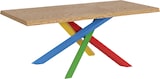 thumbnail of Ausziehbarer Tisch 90x200/250 cm Versalux entrindete Eiche, Beine 4/B