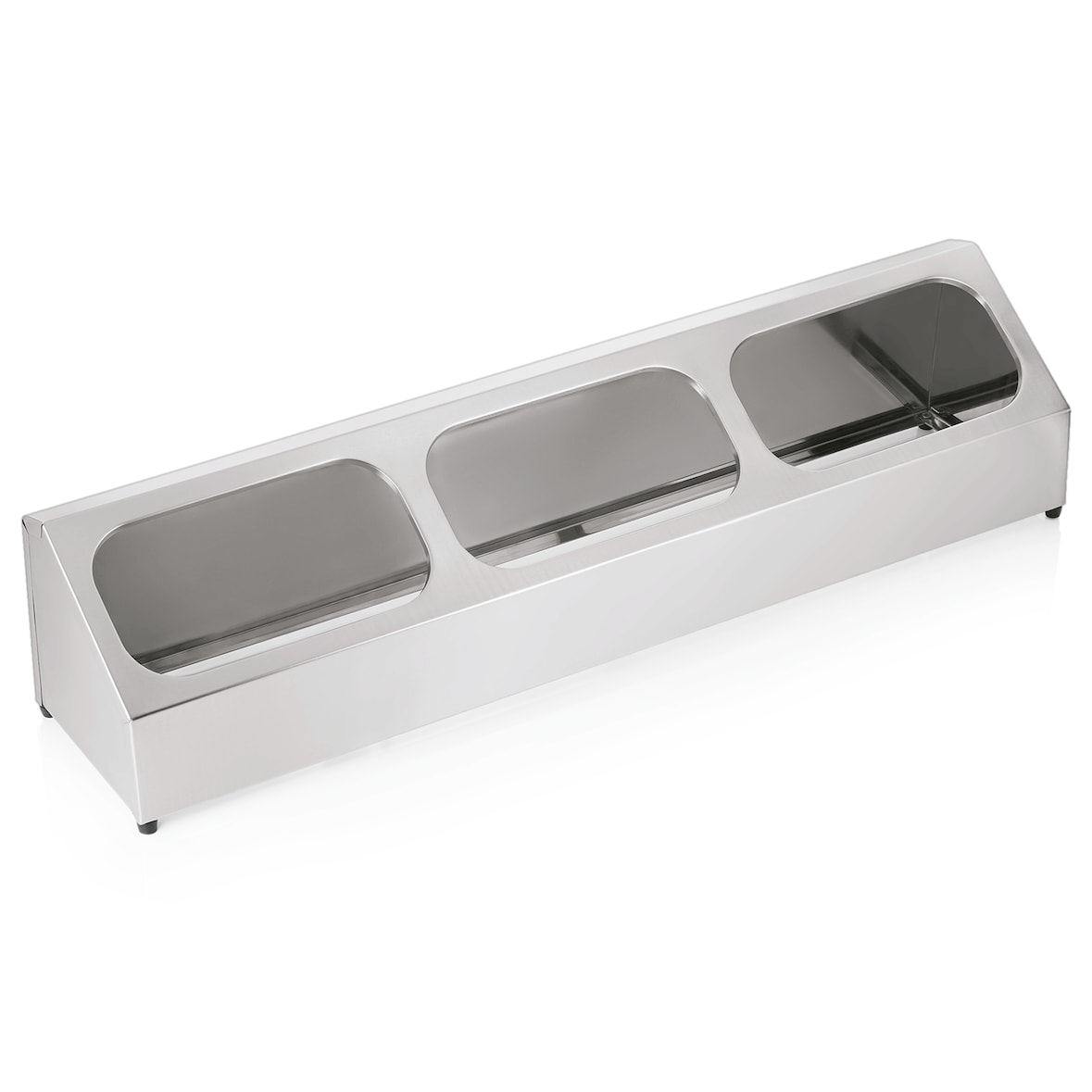 Diviseur inox 102 x 23,5 cm pour 6 x GN 1/6 ou 3 x GN 1/3 - Was Germany