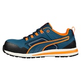 thumbnail of Puma Crosstwist Low S3 HRO SRC blau/orange Sicherheitschuhe Arbeitsschuhe Bauschuhe hoch-Größe-42 EU