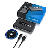 thumbnail of CSL USB 7.1 Soundkarte extern - 7.1 Surround Sound - Stereo Audio Adapter - Lautstärkeregelung - Anschluss für Kopfhörer, Mikrofon