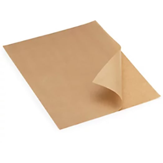 Papier ingraissable brun 31x38cm - Vendu par 4000