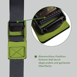 thumbnail of 4x Spanngurte Zurrgurt mit Klemmschloss 1 tlg. 4m 270 kg 25 mm Neopren-Polsterung zur Gepäcksicherung Fahrrad