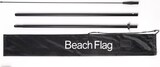 thumbnail of Showdown Beachflag - Komplett-Set - Snacks Deutsch - Braun/Schwarz