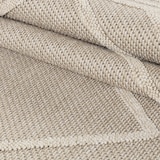 thumbnail of Teppich Outdoor Boho Wetterfest Waschbar Strapazierfähig Balkon Terrasse Küche OEKO-TEX Beige 80x150 cm – CORTINA von Kadima Design