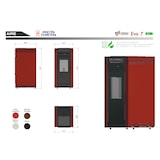 thumbnail of TJ - Estufa de Pellets Modelo EVA de 7 kW - Color Marrón