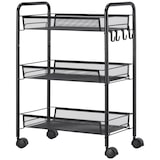 thumbnail of HOMCOM Carrello da Cucina a 3 Livelli con Cesti Removibili e 4 Ruote