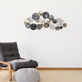 thumbnail of WellHome - Decoración de pared redondo de metal 90,5x6,5x44cm