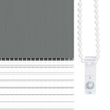 thumbnail of vidaXL Doppelrollo Dunkelgrau 85x150 cm Stoffbreite 80,9 cm Polyester